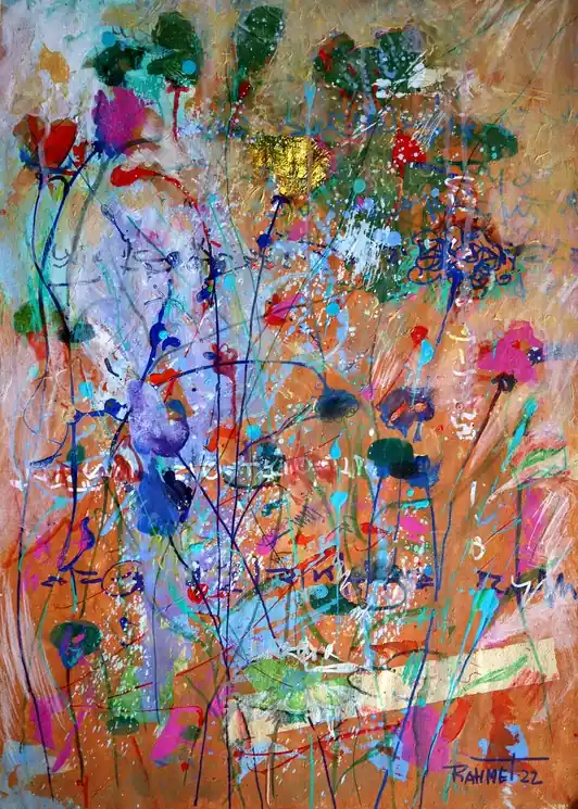 ▷ Fantasy with Flowers 31 by Rakhmet Redzhepov (Ramzi), 2022 | Pastel Paintingss Weekend Sale
