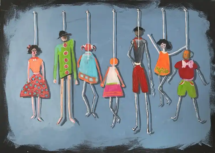 ▷ Dolls. Toys by Schagen Vita, 2023 | Acrylic Painting Budget