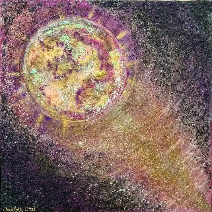 ▷ Higher Love on Earth by Charlotte Orel, 2022 | Pigments Painting Cheap