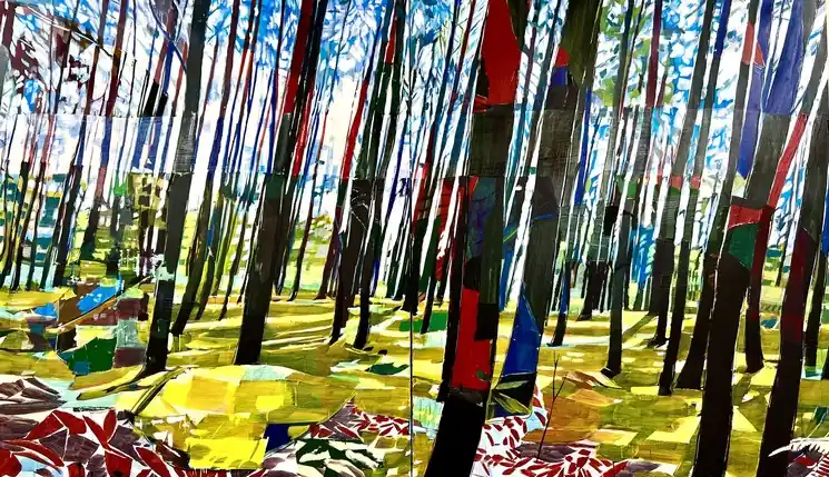 ▷ El bosque secreto by Manuel Perez, 2020 | Acrylic Painting Mega Sale