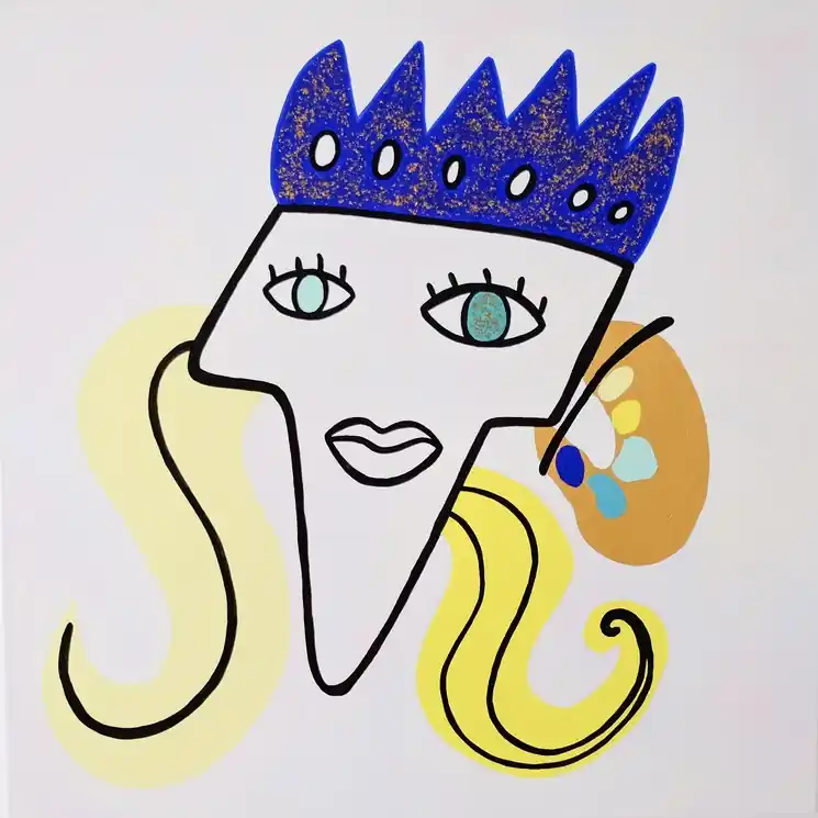Warranty Included ▷ Wonder by Lena Bera-Pancini, 2023 | Acrylic Painting