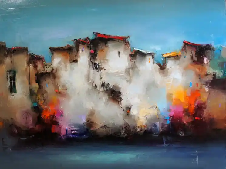Top Rated ▷ Time overlay by Stanislav Lazarov, 2025 | Oil Painting for Sale