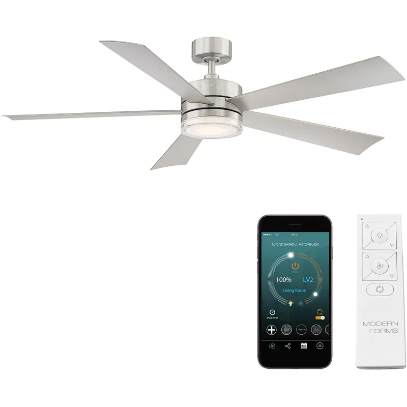 Wynd 60 inch Stainless Steel Downrod Ceiling Fan in 3500K Best Price