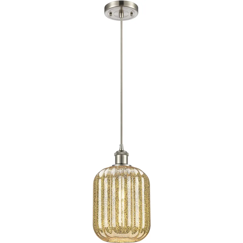 Ballston Preston 1 Light 6.75 inch Brushed Satin Nickel Mini Pendant Ceiling Light in Mercury Limited Offer