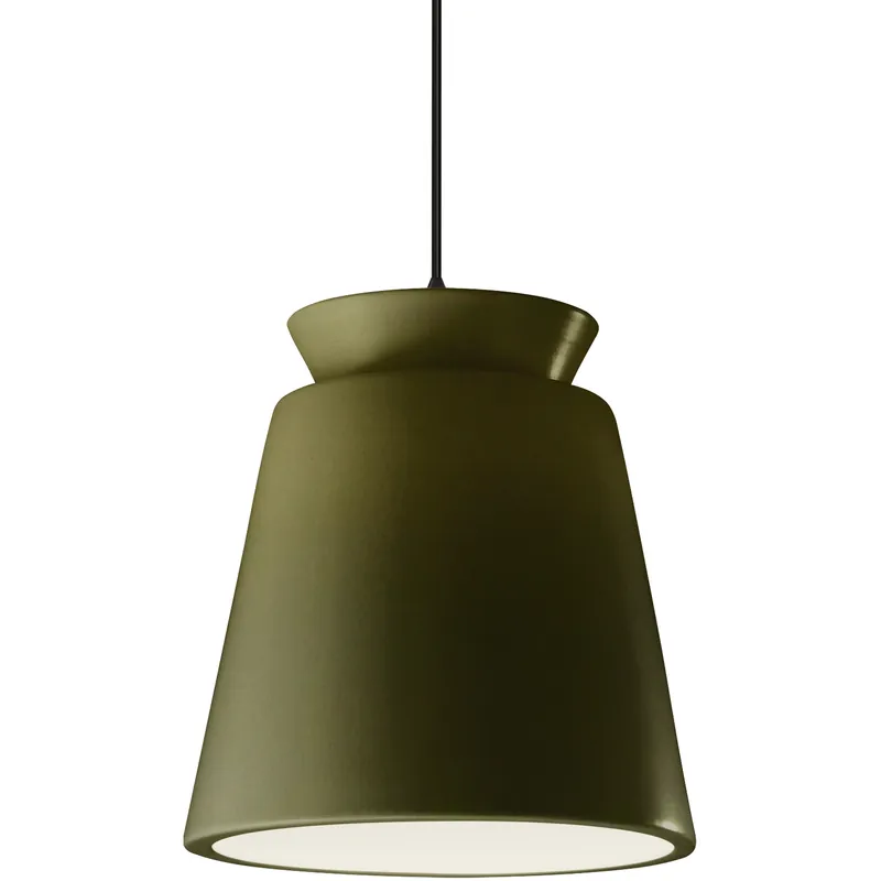 Handmade Radiance Collection - Trapezoid Pendant Ceiling Light, Form+Finish+Function