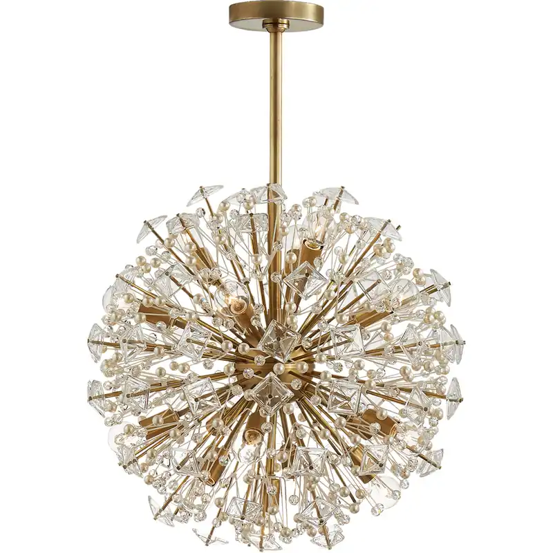 kate spade new york Dickinson 17 Light 22.25 inch Soft Brass Chandelier Ceiling Light, Medium Affordable