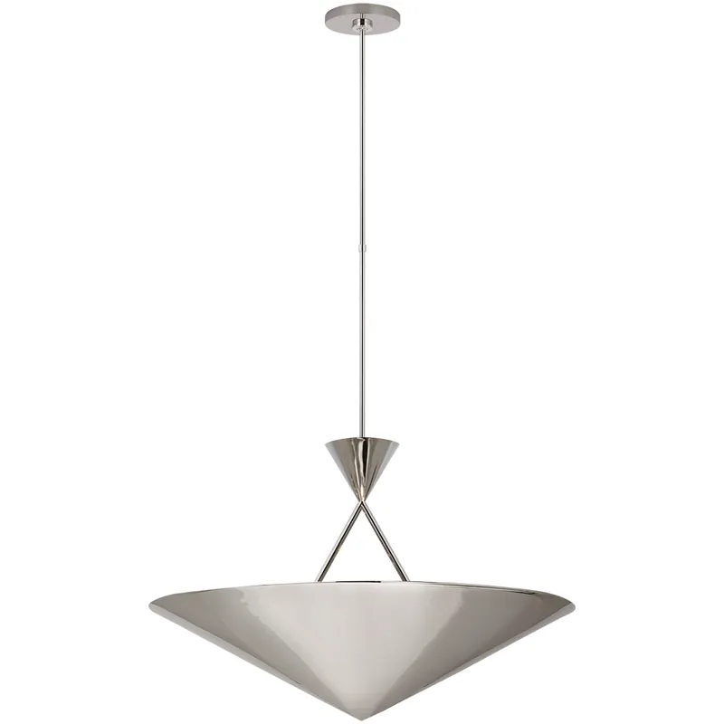 Paloma Contreras Orsay LED 30 inch Polished Nickel Chandelier Ceiling Light, Medium Price Drop