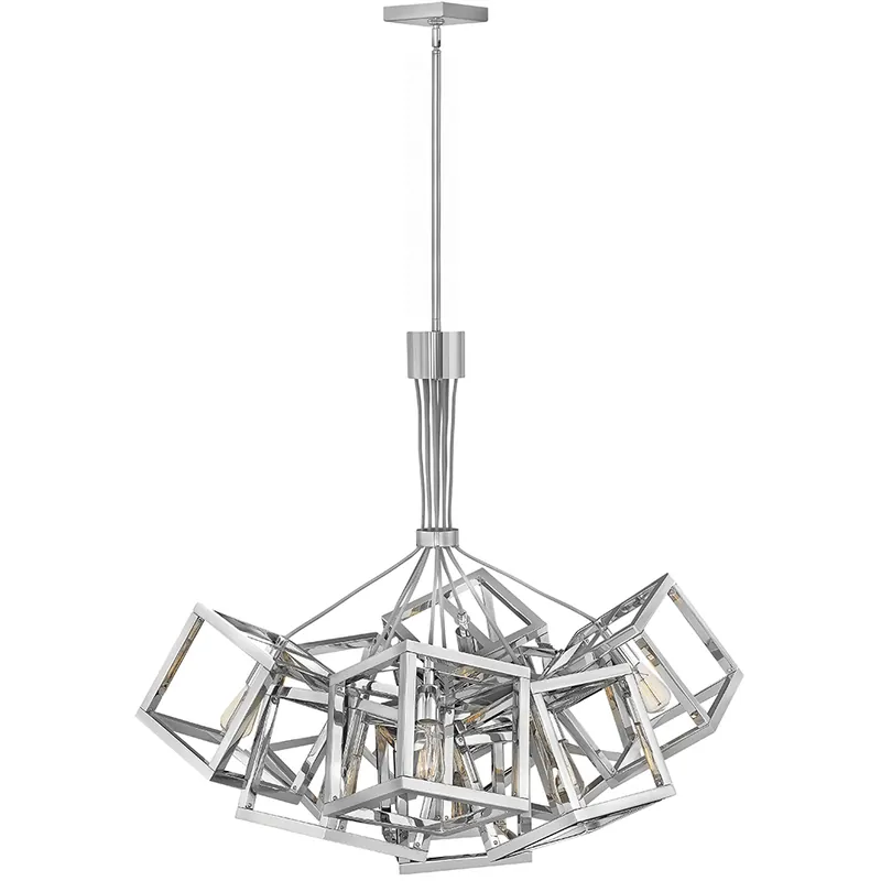 Ensemble LED 42.5 inch Polished Nickel Chandelier Ceiling Light Trusted Brand