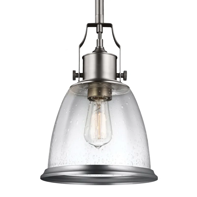 Hobson 1 Light 9.5 inch Satin Nickel Pendant Ceiling Light, Medium Reduced Price