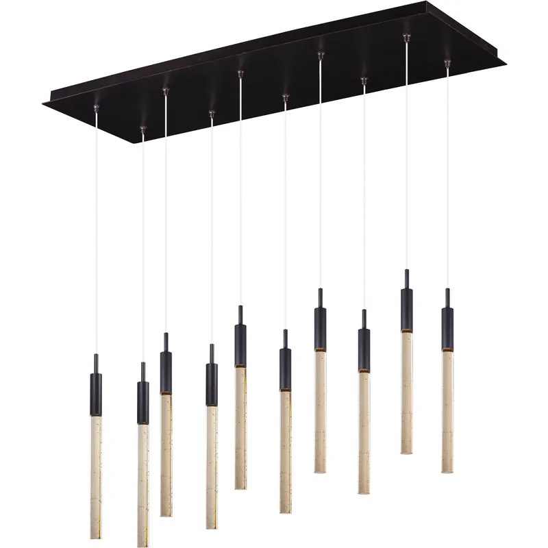 Scepter Linear Pendant Ceiling Light in Anodized Bronze Factory Price