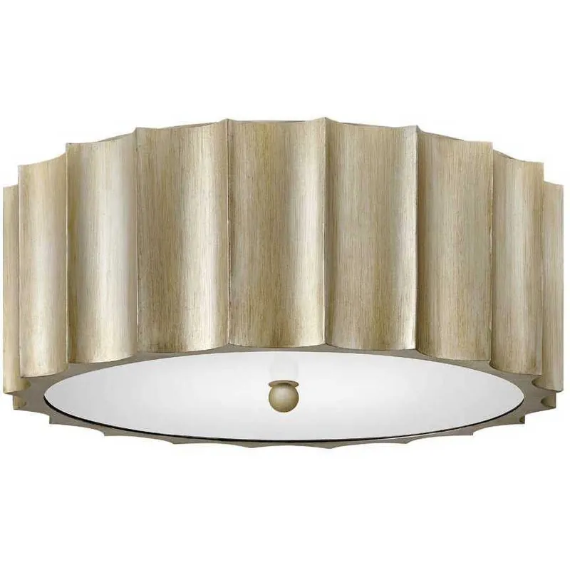 In Demand Lisa McDennon Gia 4 Light 24 inch Champagne Gold Indoor Flush Mount Ceiling Light