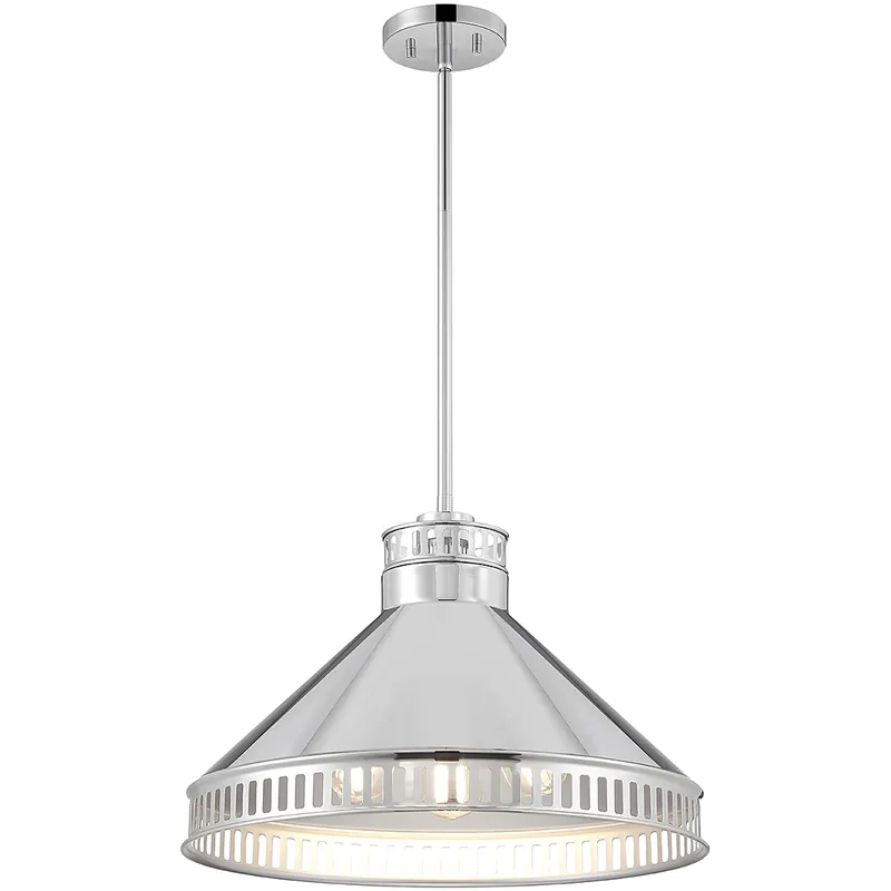 Seagram 3 Light 20 inch Polished Nickel Pendant Ceiling Light Free Delivery