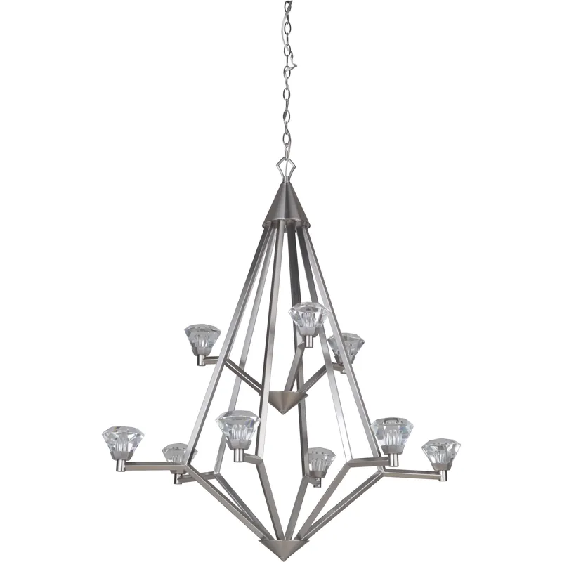Don’t Miss Out Radiante LED 30.75 inch Brushed Polished Nickel Chandelier Ceiling Light