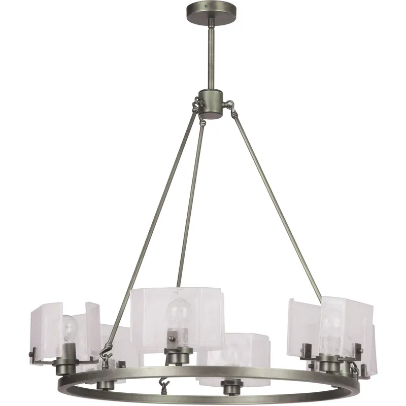 Trouvaille 6 Light 30.25 inch Polished Nickel Chandelier Ceiling Light New Arrival