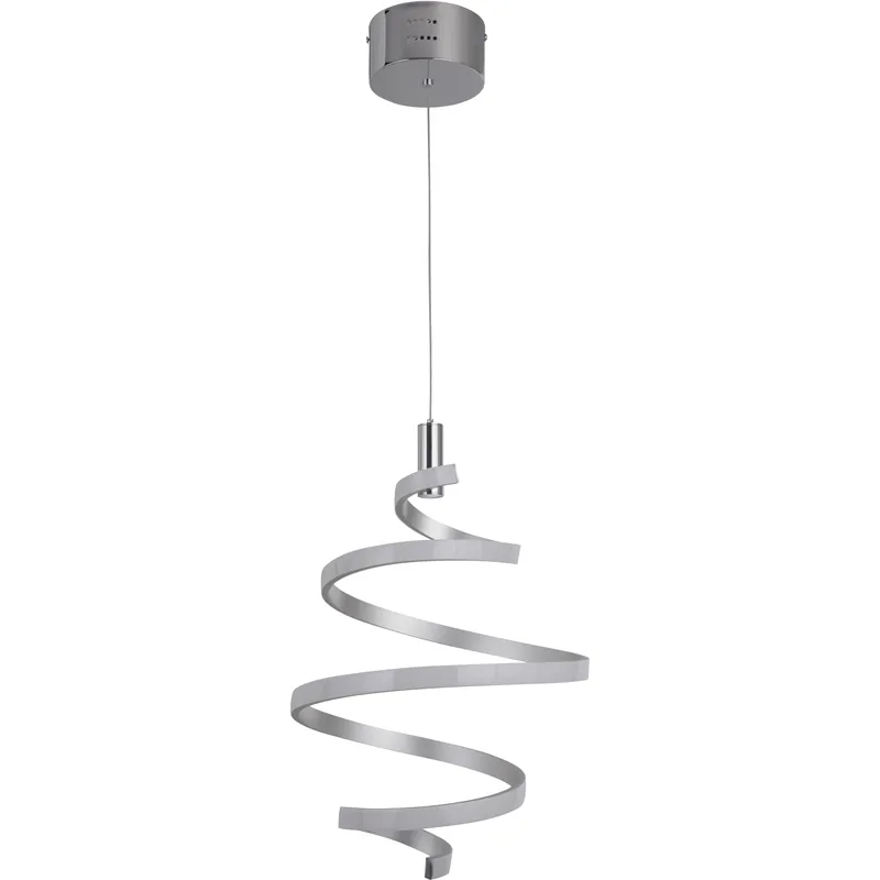 While Supplies Last Bejamin LED 13.5 inch Matte Silver/Chrome Mini Pendant Ceiling Light