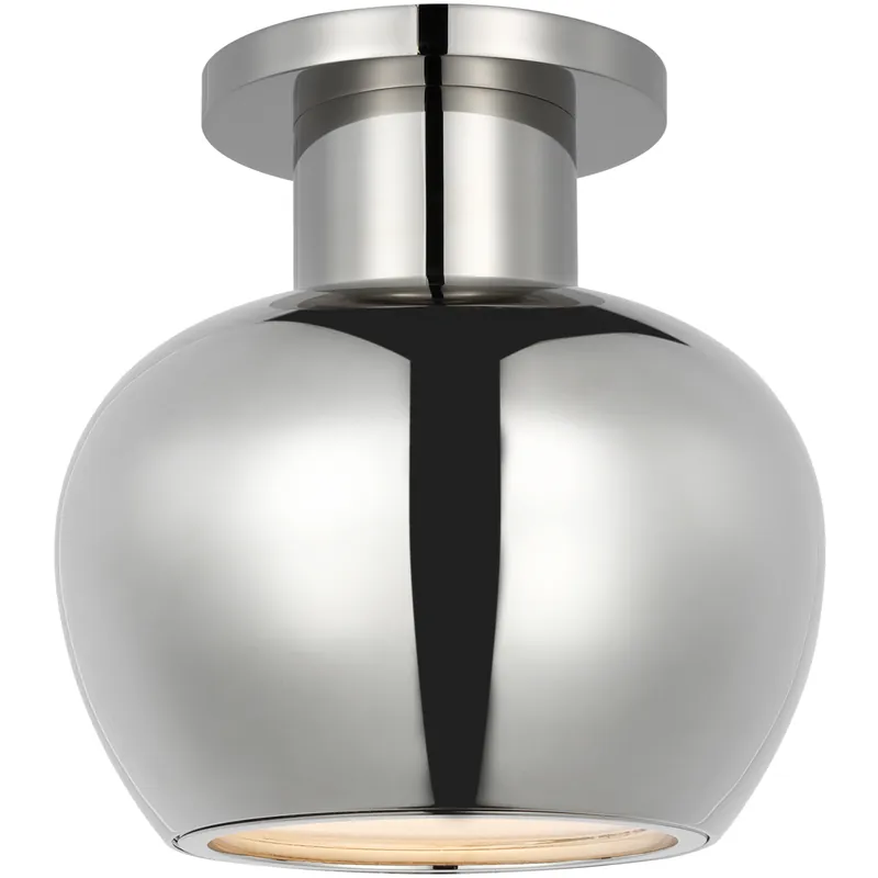 Original Paloma Contreras Comtesse LED 7.5 inch Polished Nickel Monopoint Flush Mount Ceiling Light