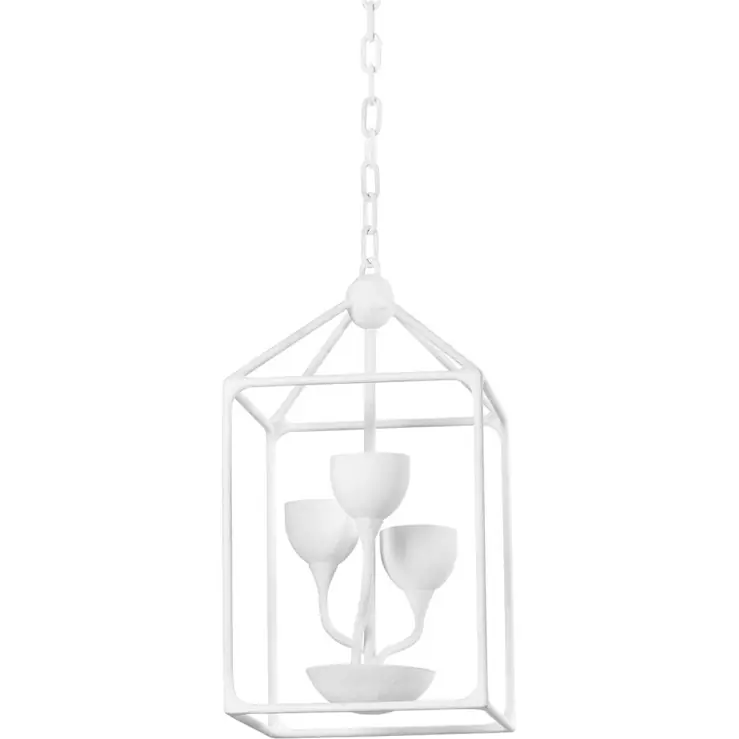Westwood 5 Light 11 inch Gesso White Foyer Lantern Ceiling Light One Day Deal