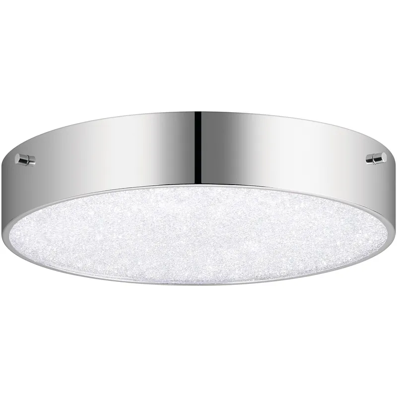 Crystal Moon LED 11.75 inch Chrome Flush Mount Light Ceiling Light Reduced Price