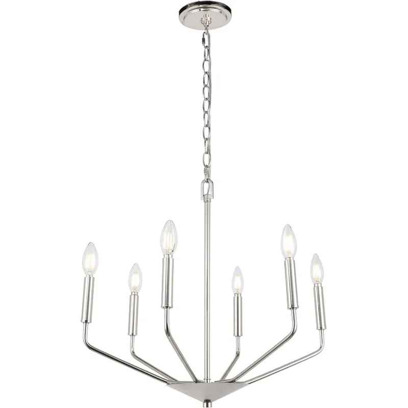 Geneseo 6 Light 22 inch Chrome Pendant Ceiling Light Low Price