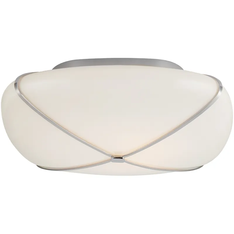 Special Discount Champalimaud Fondant LED 14.25 inch Polished Nickel Flush Mount Ceiling Light