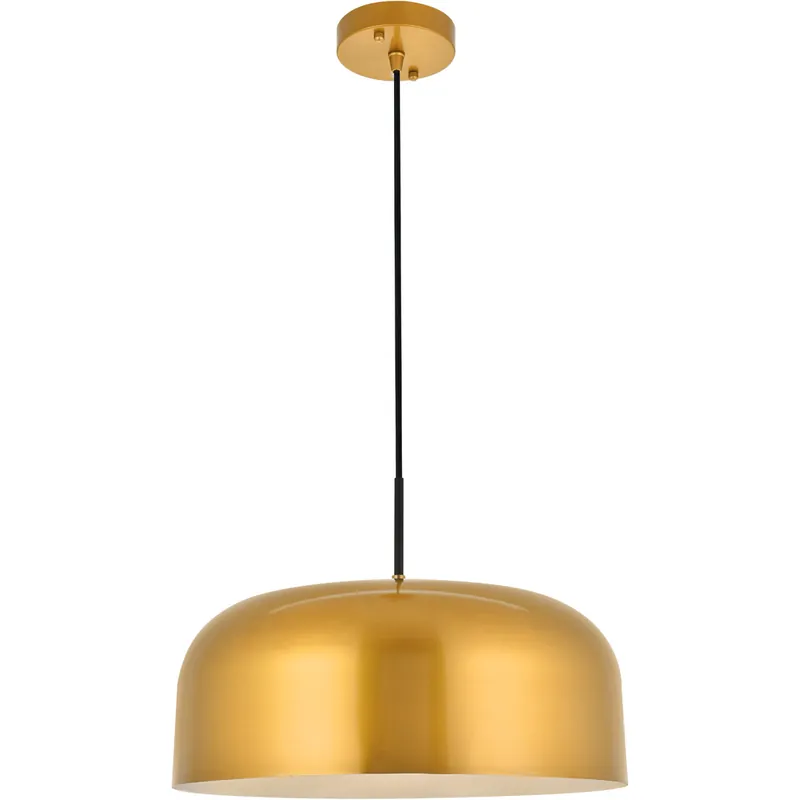 Direct From Manufacturer Etude 1 Light 16.5 inch Satin Gold Pendant Ceiling Light