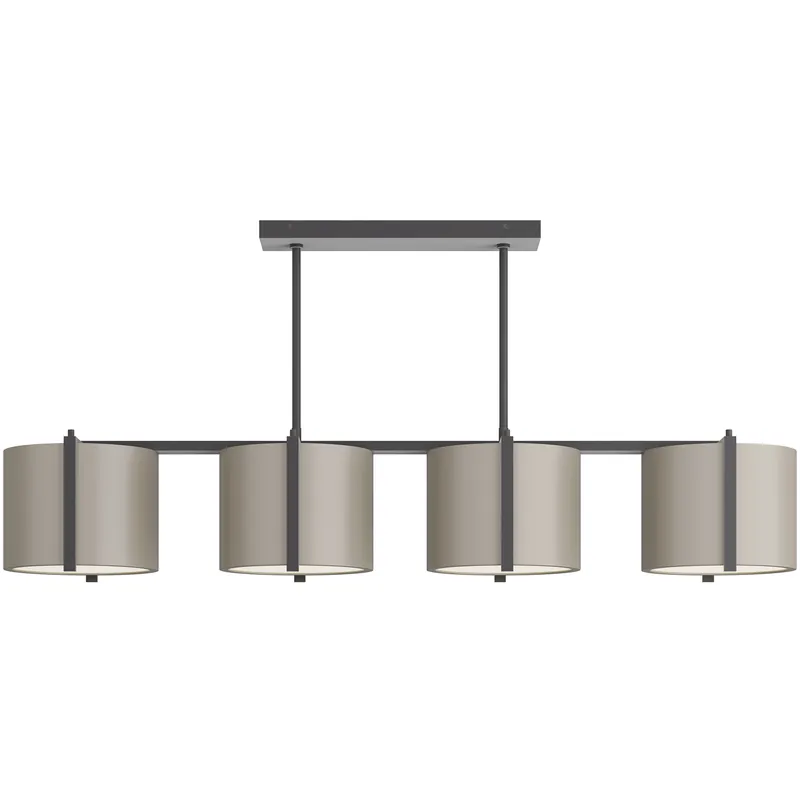 Zachary 4 Light 52 inch Taupe Chandelier Ceiling Light Holiday Sale