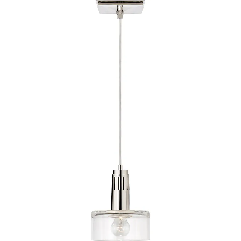 Seasonal Sale Thomas O'Brien Iris 1 Light 7.5 inch Polished Nickel Pendant Ceiling Light