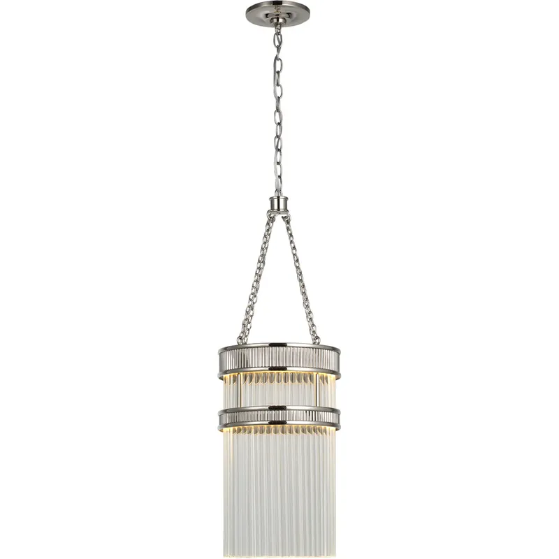 Hot Deal Marie Flanigan Menil LED 9.75 inch Polished Nickel Chandelier Ceiling Light