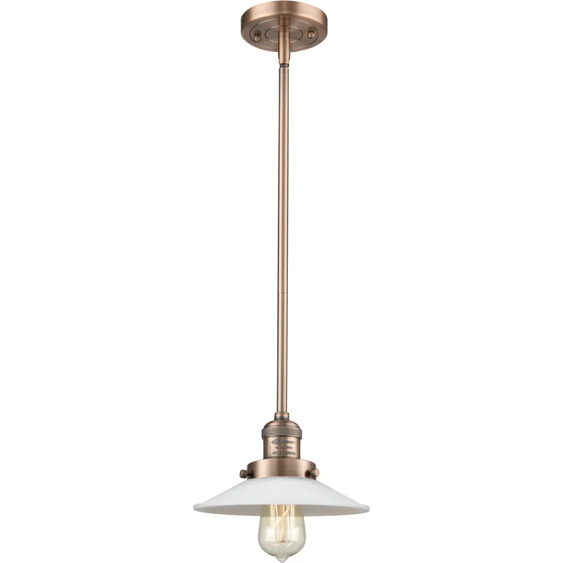Modern Innovations Lighting Franklin Restoration Bare Bulb 1 Light 2 inch Antique Copper Mini Pendant Ceiling Light 201S-AC - Open Box