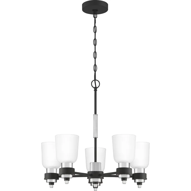 Hot Deal Conrad 5 Light 23.25 inch Brushed Nickel Chandelier Ceiling Light