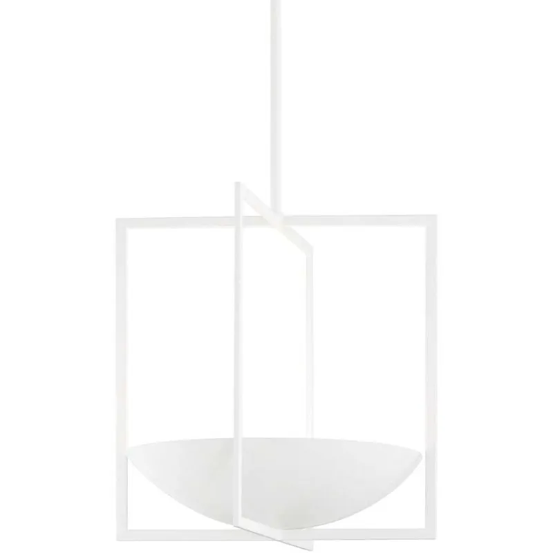Loki 6 Light 24 inch Gesso White Pendant Ceiling Light Fan Favorite