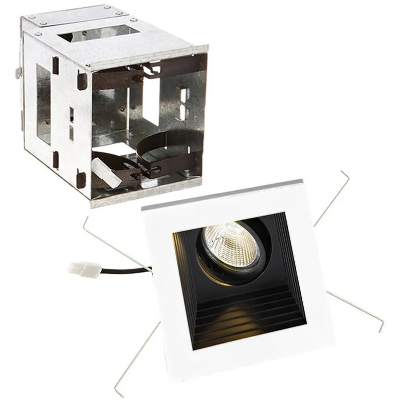 Exclusive WAC Lighting Mini LED Multiple Spots LED Black Recessed Lighting in 2700K, Flood MT-3LD111R-F927-BK - Open Box