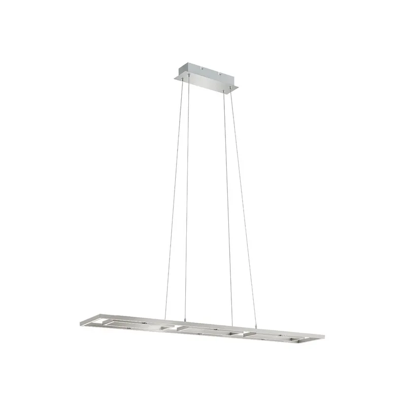 Tamasera LED 47.25 inch Matte Nickel Pendant Ceiling Light Premium