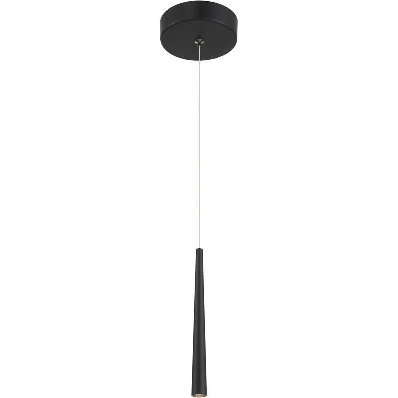 Handmade George Kovacs Stretch LED 5 inch Coal Mini Pendant Ceiling Light P1458-66A-L - Open Box