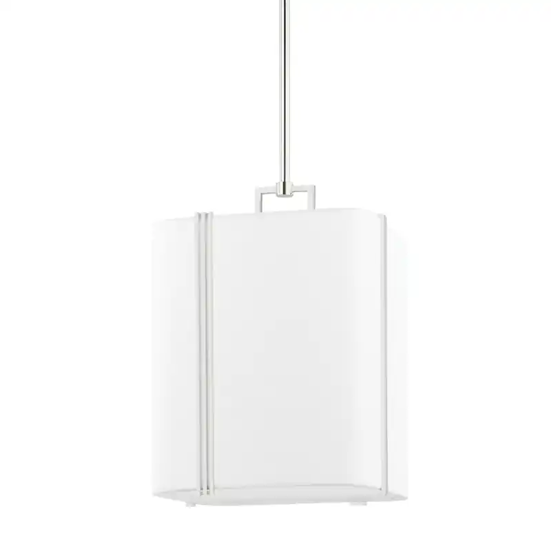 Downing 1 Light 13.25 inch Polished Nickel Pendant Ceiling Light, Small Big Sale