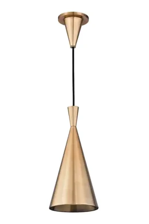 Worldwide Shipping Ovid 1 Light 6.5 inch Aged Brass Pendant Ceiling Light