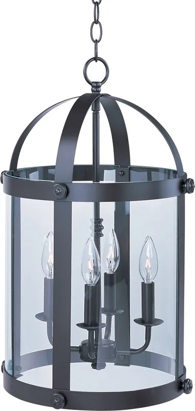 Tara 4 Light 13.5 inch Bronze Entry Foyer Pendant Ceiling Light Crafted