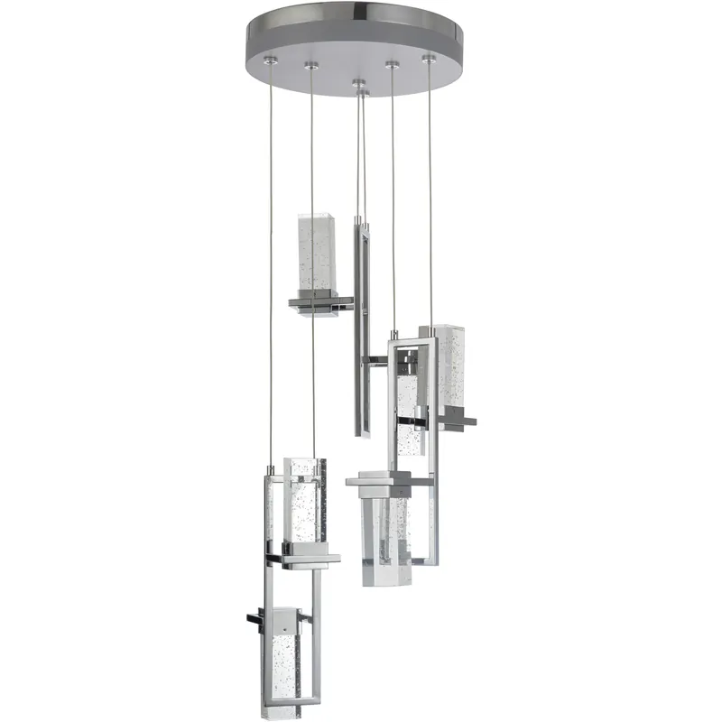 Viral Hue LED 13.8 inch Chrome Mini Pendant Ceiling Light