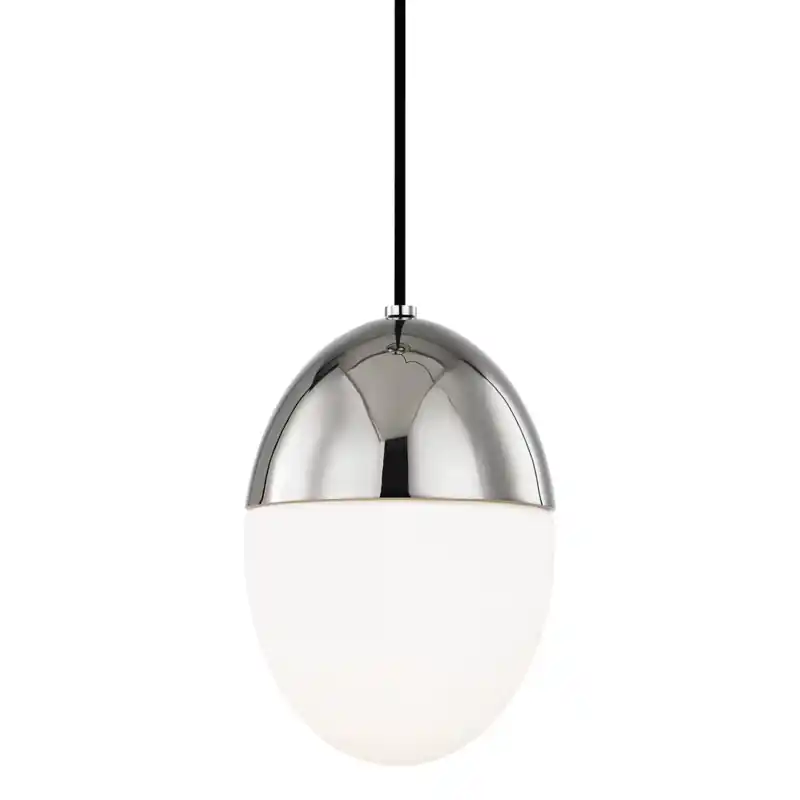Orion 1 Light 10 inch Polished Nickel Pendant Ceiling Light Seasonal Sale
