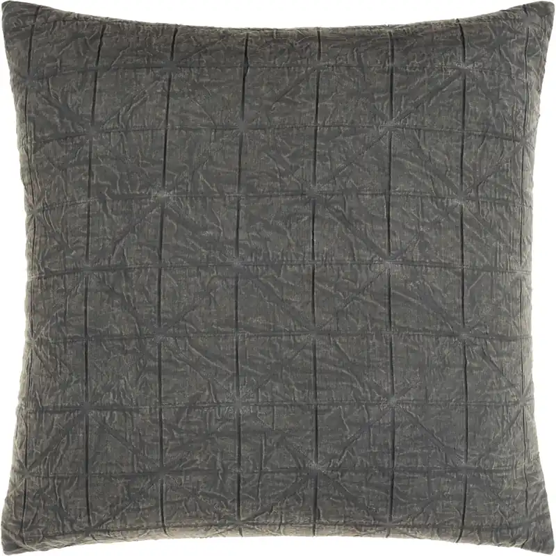 Sale Winona 18 inch Charcoal Pillow Kit in 18 x 18, Square
