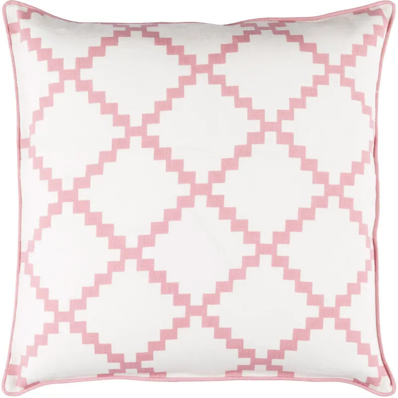 Parsons 20 inch Rose, White Pillow Kit Direct From Manufacturer