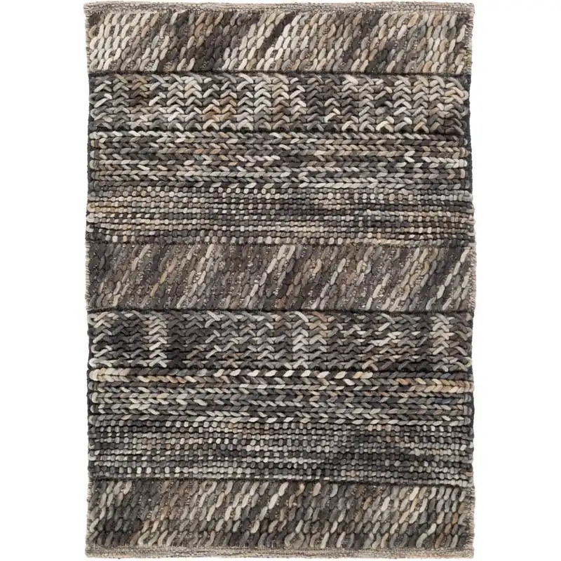 Norway 36 X 24 inch Charcoal/Light Gray/Camel/Beige Rugs, Wool Limited Time