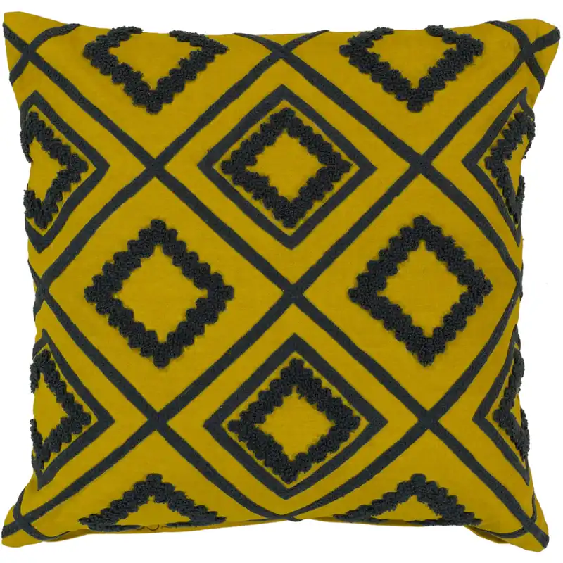 Save Now Tribe 22 inch Charcoal, Lime Pillow Kit