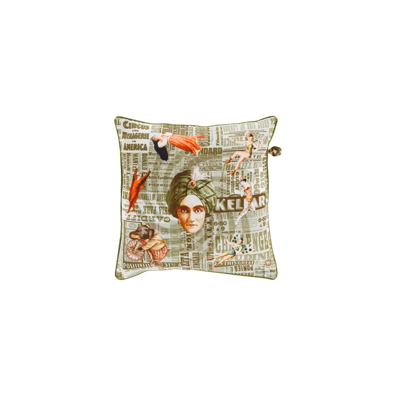 Mind Games 18 X 18 inch Dark Green and Sage Throw Pillow Fresh Stock
