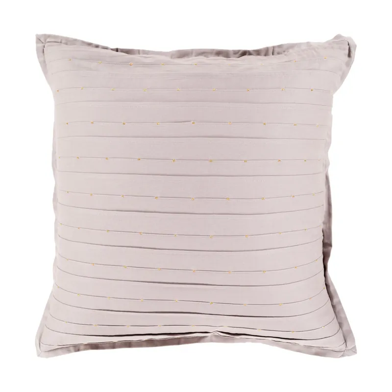 Moonlight 20 X 20 inch Taupe and Metallic - Gold Pillow Kit One Day Deal