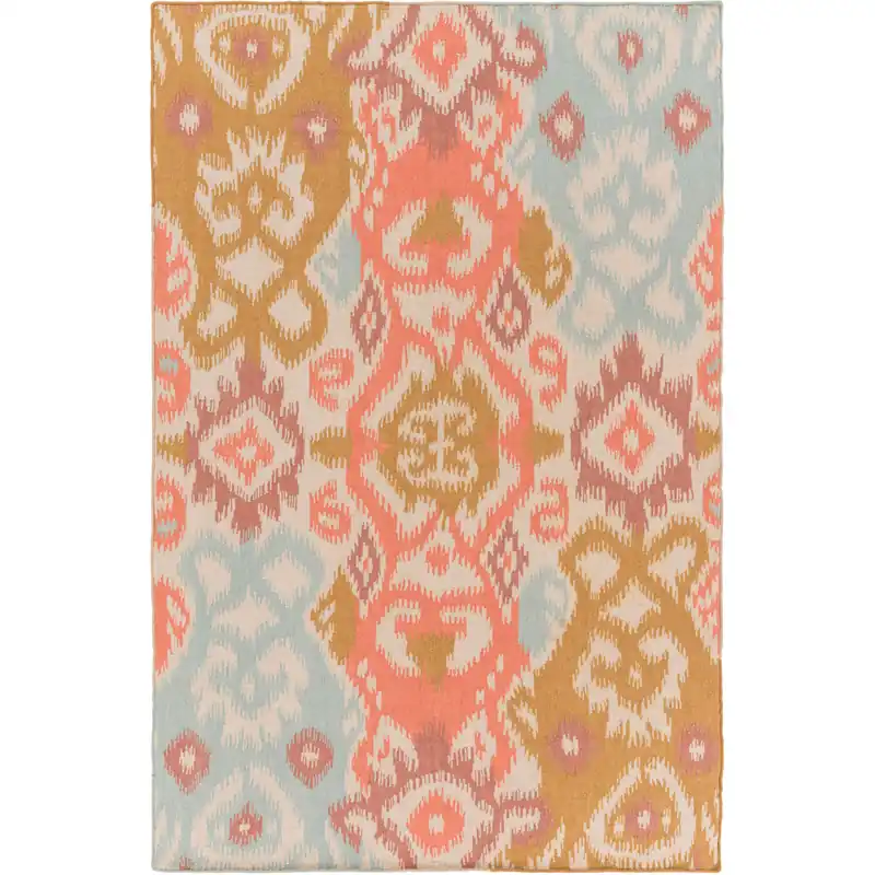 Wanderer 90 X 60 inch Pink and Brown Area Rug, Wool Time-Limited