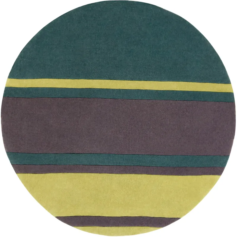 Cosmopolitan 96 X 96 inch Dark Green, Grass Green, Charcoal Rug Best Price