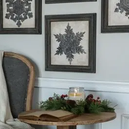 Special Discount Noelle Snowflake Framed Wall Decor