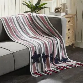 Patriotic Star Striped Throw Blanket Don’t Miss Out