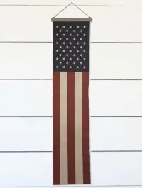Narrow Patriotic Flag Banner Express Delivery